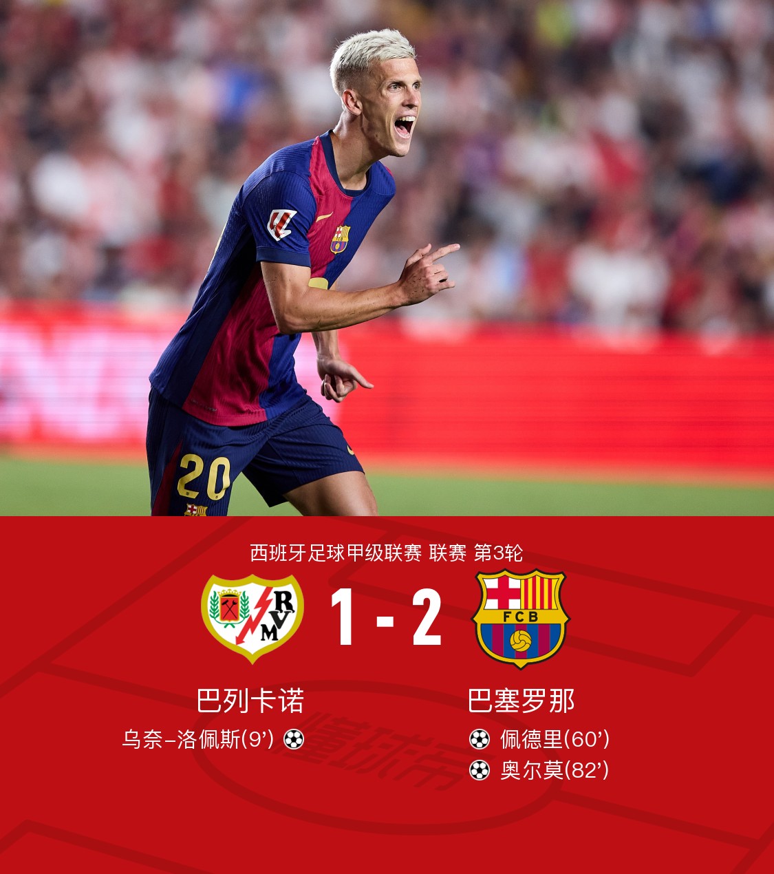 巴塞罗那最大比分失利